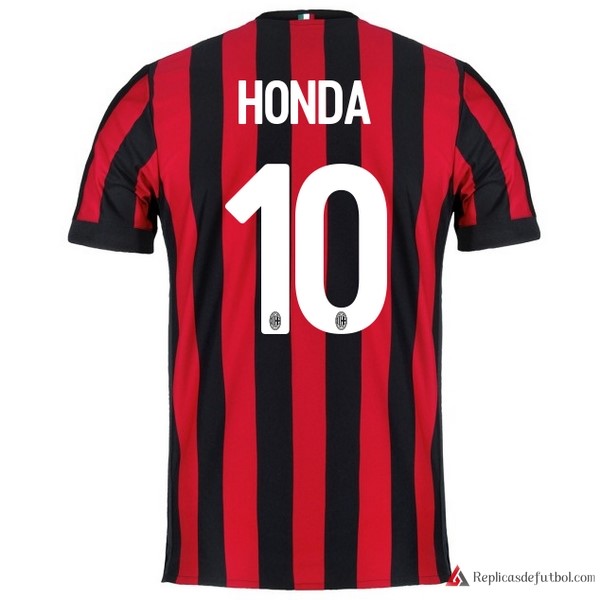 Camiseta Milan Primera equipación Honda 2017-2018